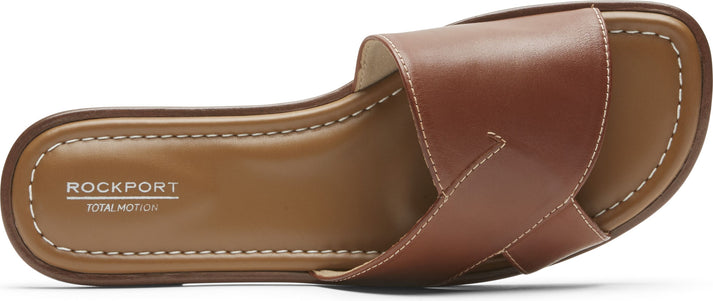 Rockport Sandals Total Motion Zadie Tslide Spiced Rum