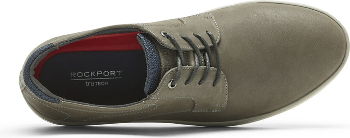 Rockport Shoes Caldwell Plaintoe Ox Grey - Wide