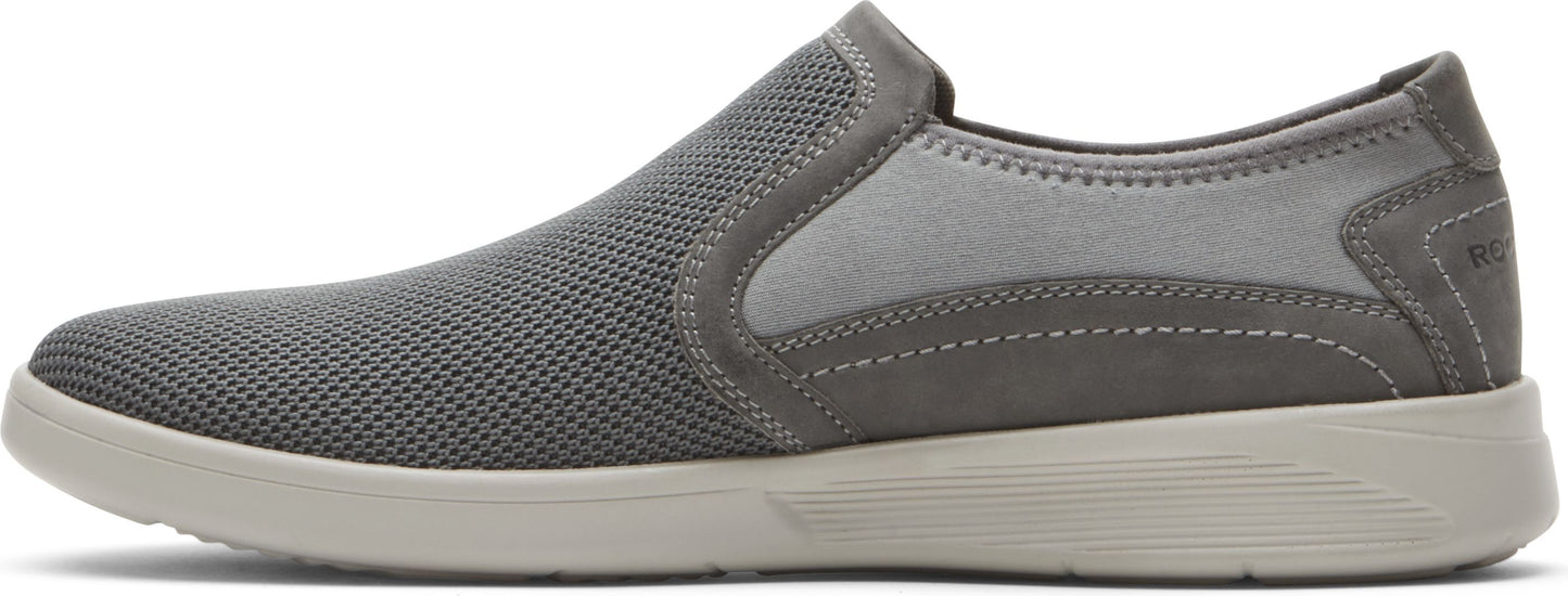 Rockport Shoes Caldwell Slip On Grey - Wide