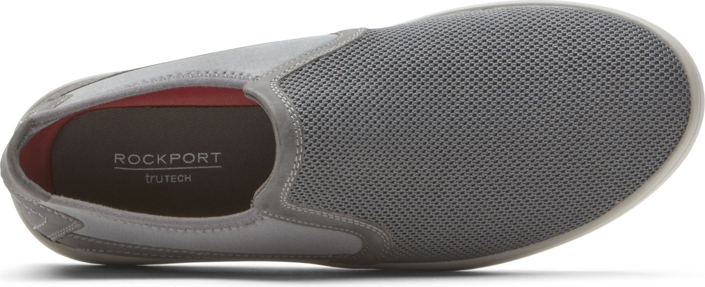 Rockport Shoes Caldwell Slip On Grey - Wide