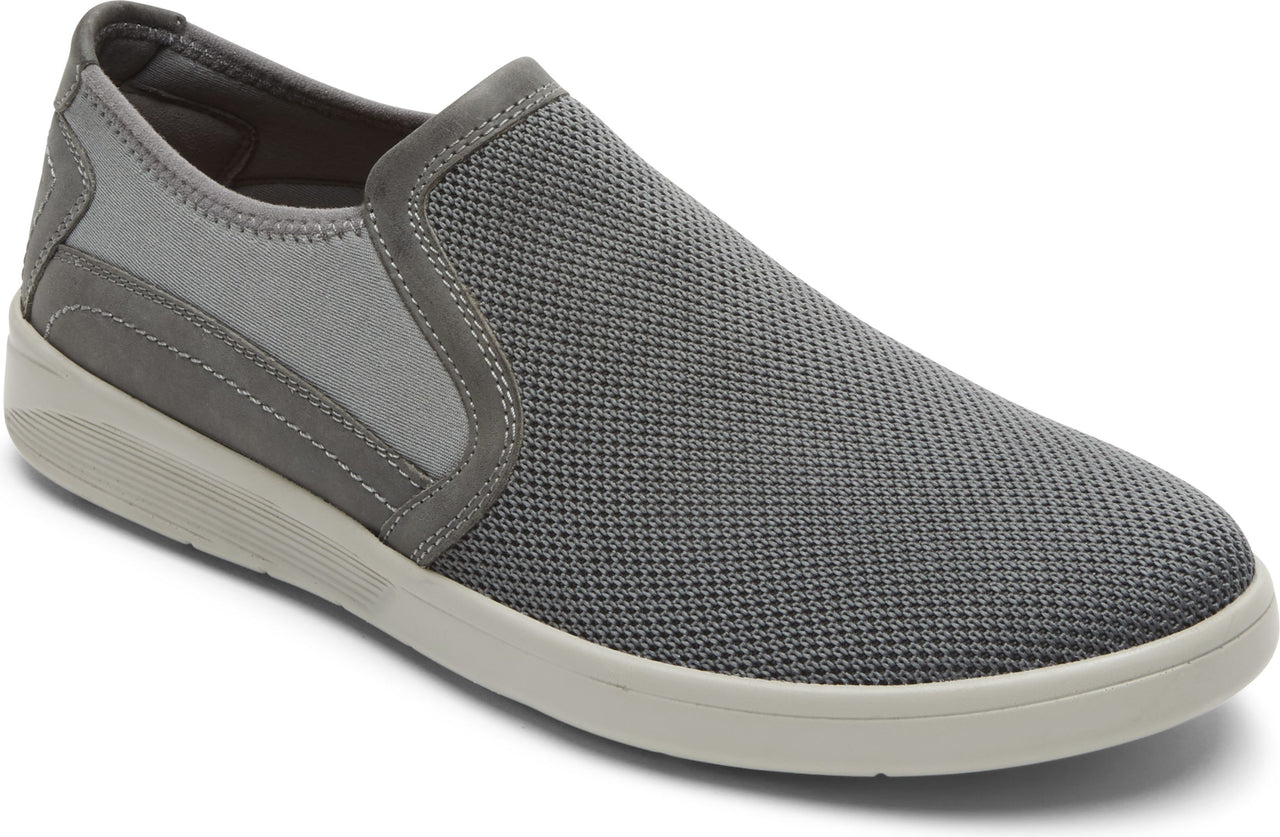 Rockport Shoes Caldwell Slip On Grey - Wide