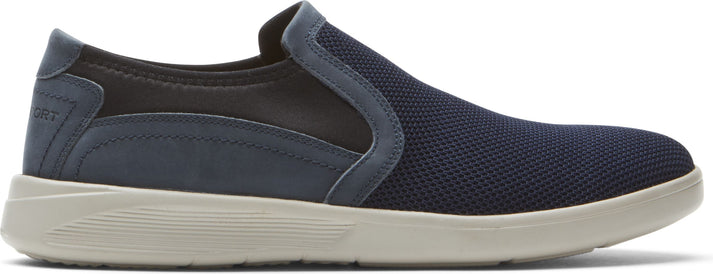 Rockport Shoes Caldwell Slip On Navy - Wide