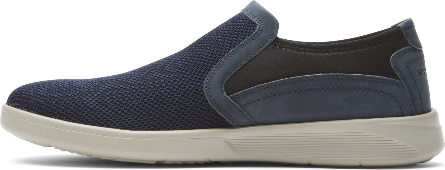 Rockport Shoes Caldwell Slip On Navy - Wide