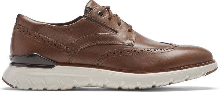 Rockport Shoes Ci2660-wtotal Motion Sport Dress 2.0 Wingtip Brown - Wide