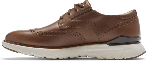 Rockport Shoes Ci2660-wtotal Motion Sport Dress 2.0 Wingtip Brown - Wide