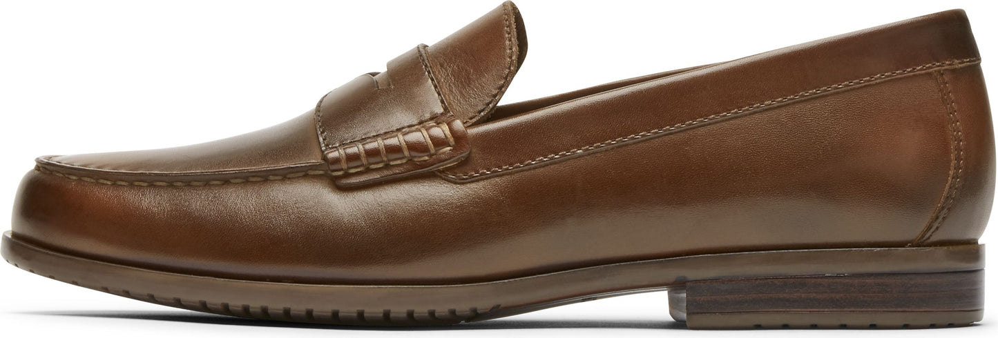 Rockport Shoes Classicloafer Lite 2 Curtys Penny Cognac - Wide