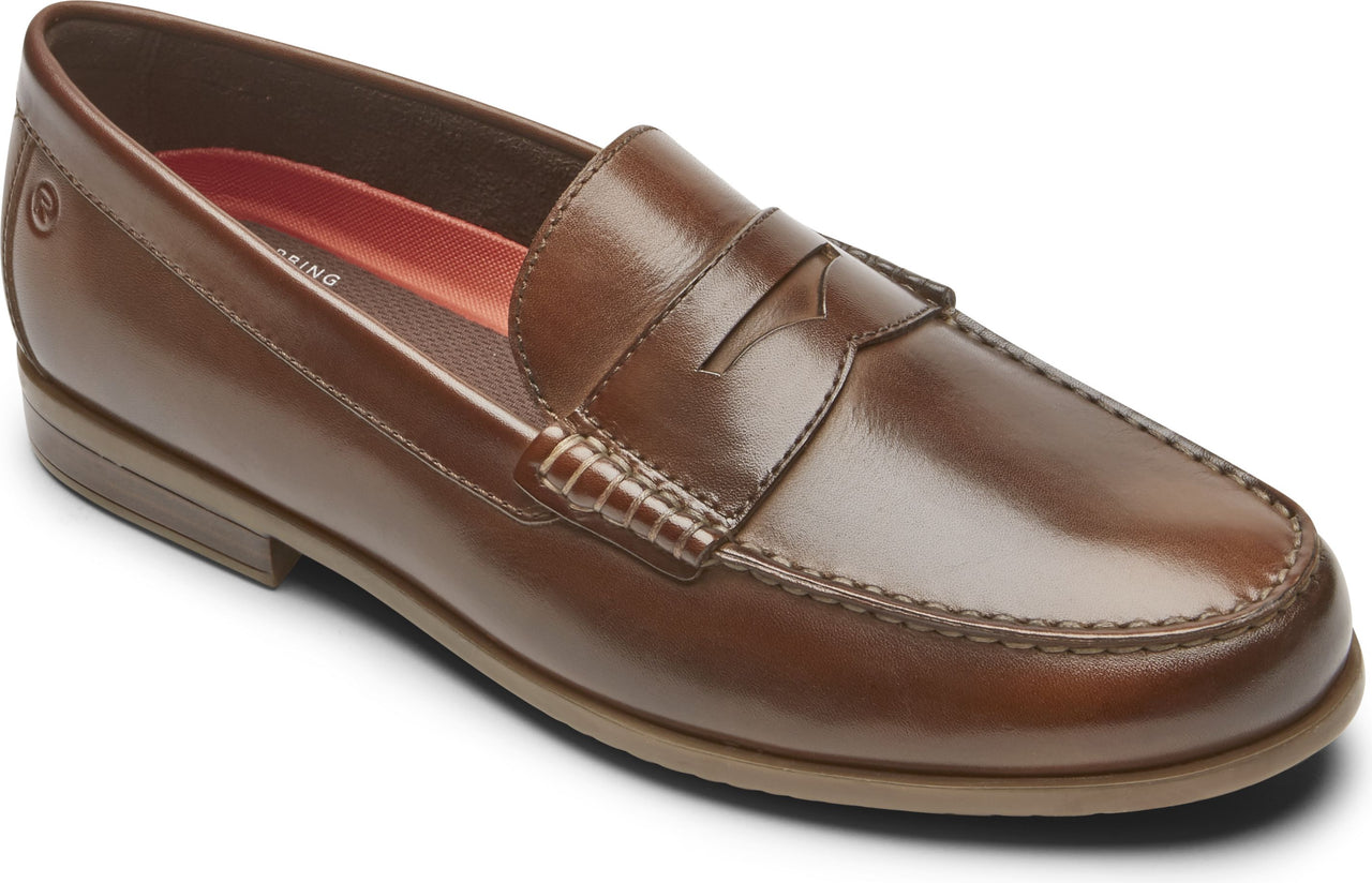 Rockport Shoes Classicloafer Lite 2 Curtys Penny Cognac - Wide