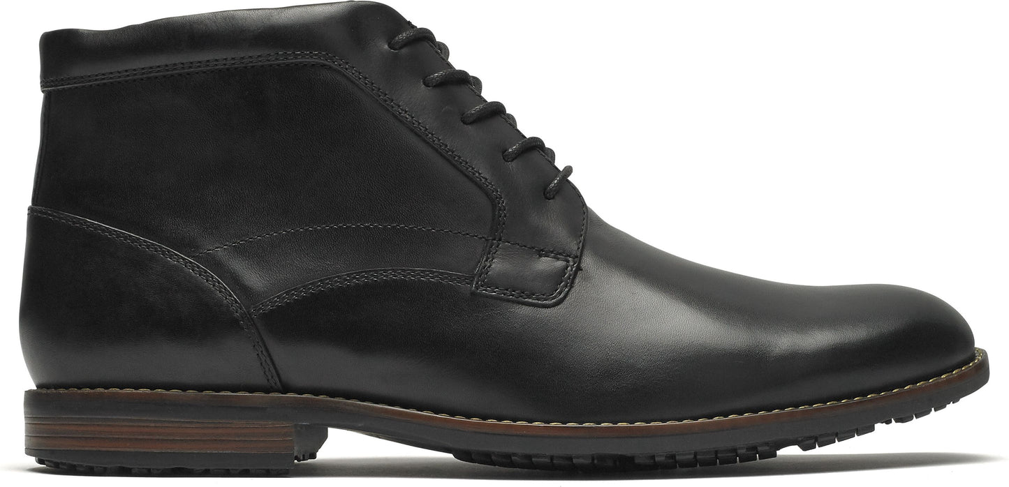 Rockport Shoes Dustyn Chukka Black - Wide