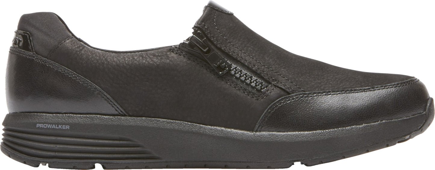 Rockport Shoes Side Zip Ltd Black - Extra Wide