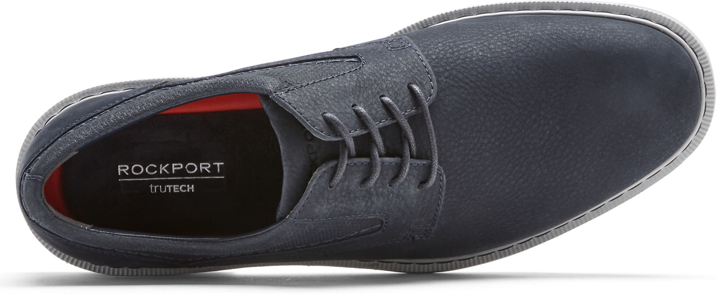 Rockport Shoes Tanner Plain Toe Navy - Wide