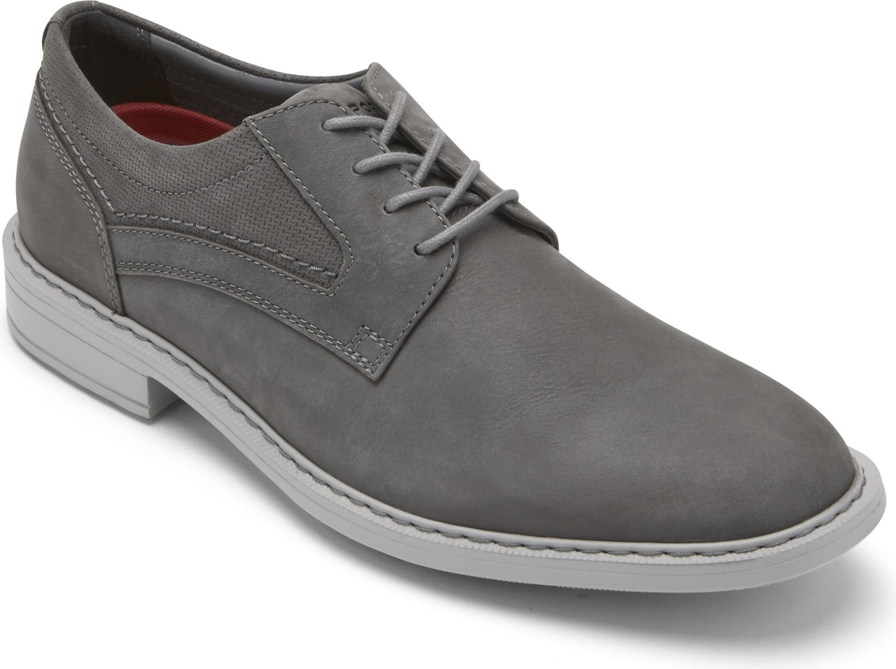 Rockport Shoes Tanner Plain Toe Steel Grey - Wide