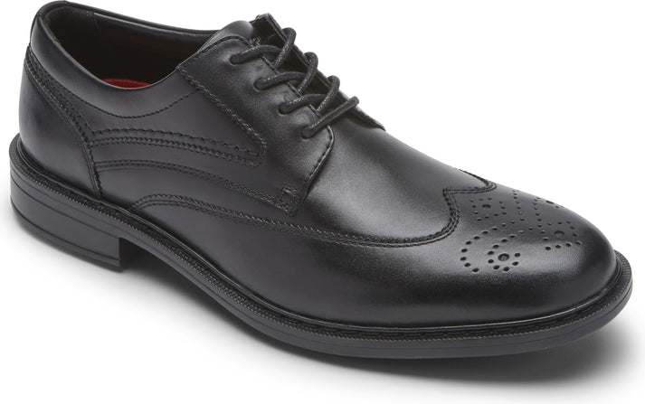 Rockport Shoes Tanner Wingtip Black