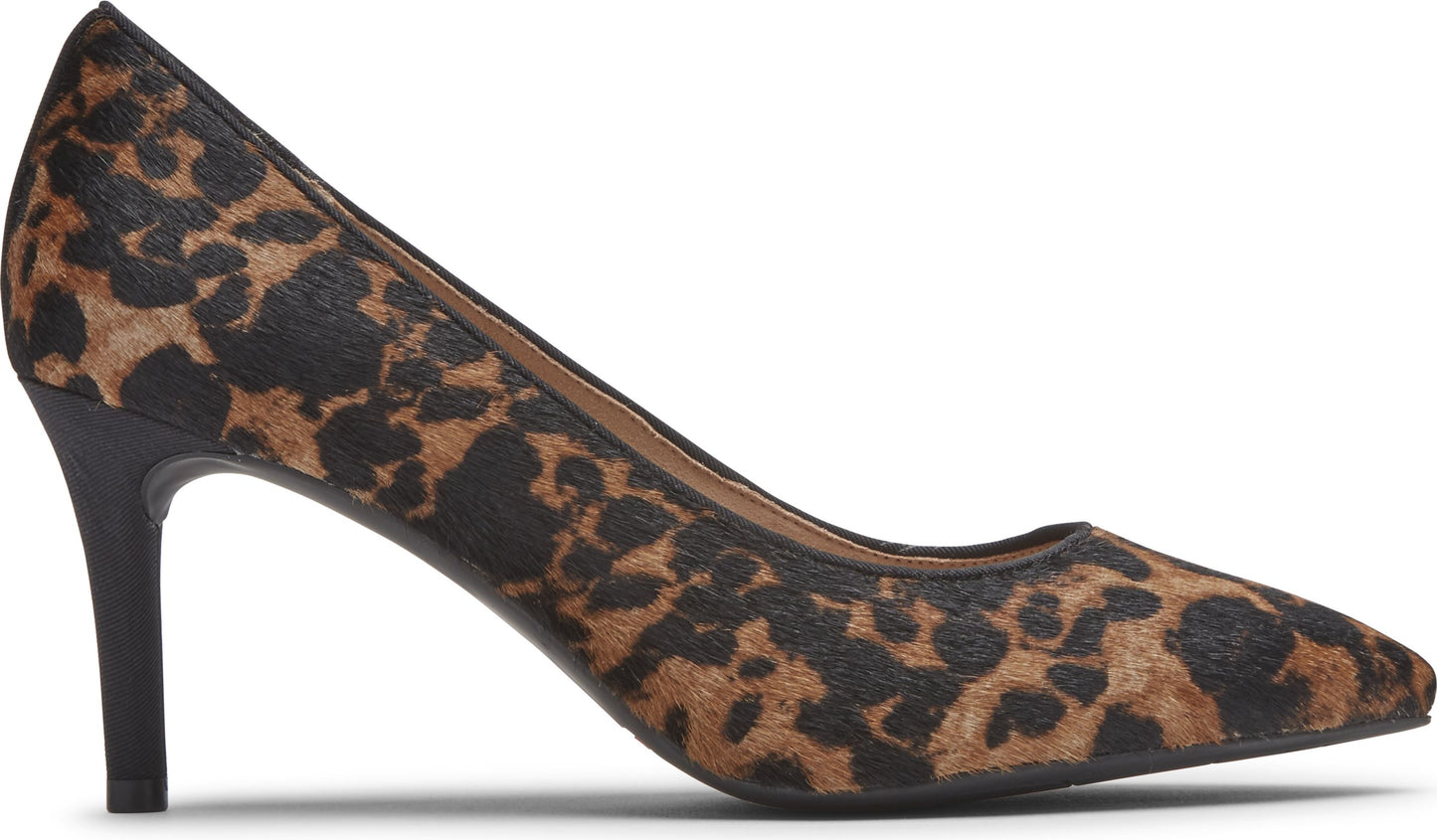 Rockport Shoes Total Motion 75mmpth Plain Pump Leopard - Wide