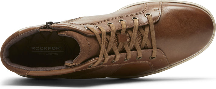 Rockport Shoes Total Motion Lite Zip Chukka Tan - Wide