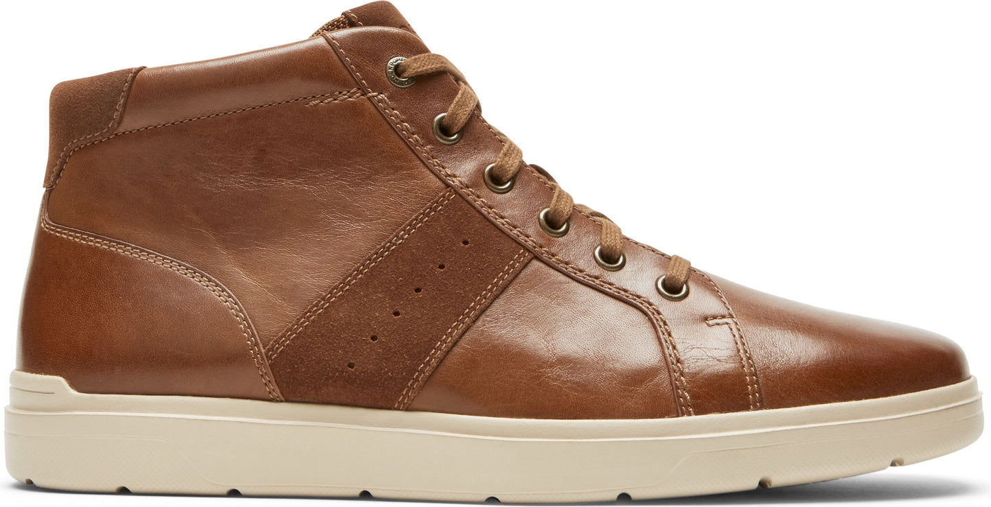 Rockport Shoes Total Motion Lite Zip Chukka Tan - Wide