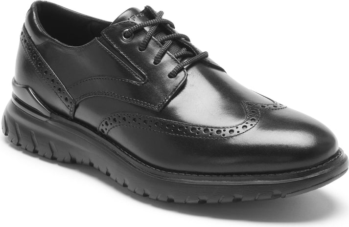 Rockport Shoes Total Motion Sport Dress 2.0 Wingtip Black