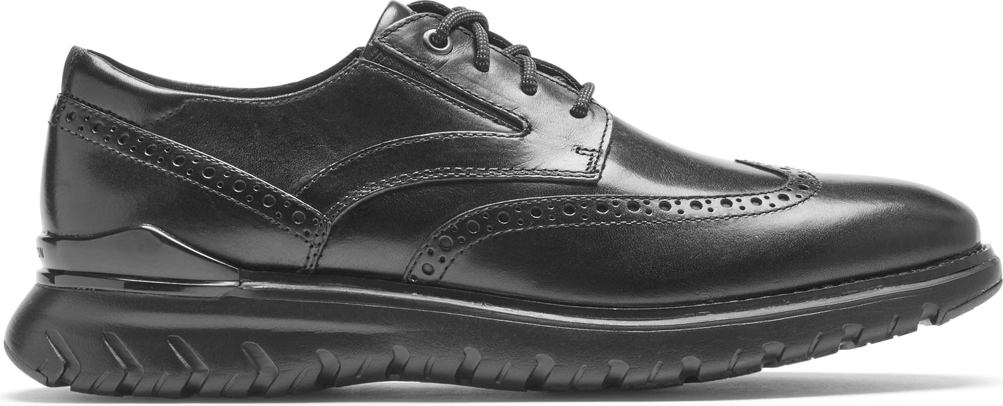 Rockport Shoes Total Motion Sport Dress 2.0 Wingtip Black