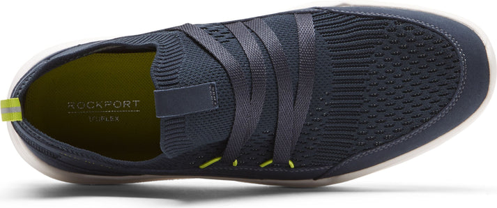 Rockport Shoes Truflex M Evolution Mdg Pull Up Navy - Wide