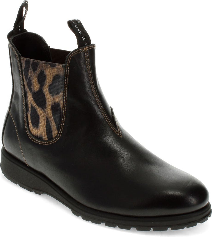 Rollie Boots Fields Gold Leopard