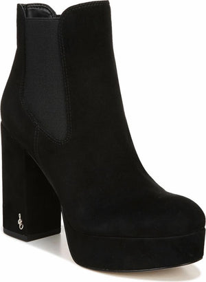 Sam Edelman Boots Abella Blk Kid Suede Leather