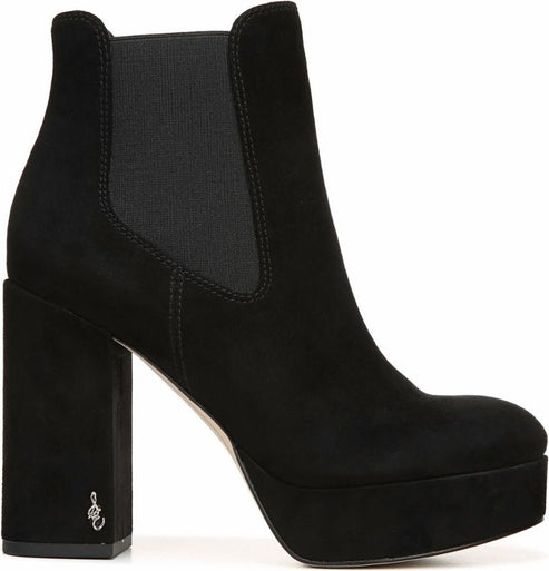 Sam Edelman Boots Abella Blk Kid Suede Leather