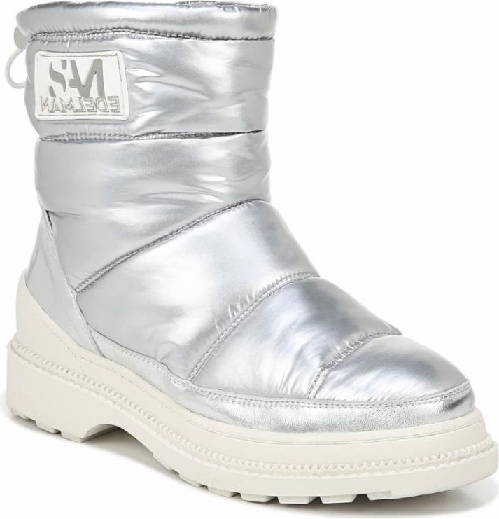 Sam Edelman Boots Carlton Sft Silver Met Nylon