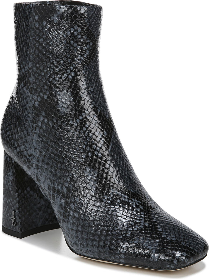 Sam Edelman Boots Codie Marina Blue Snake - Wide