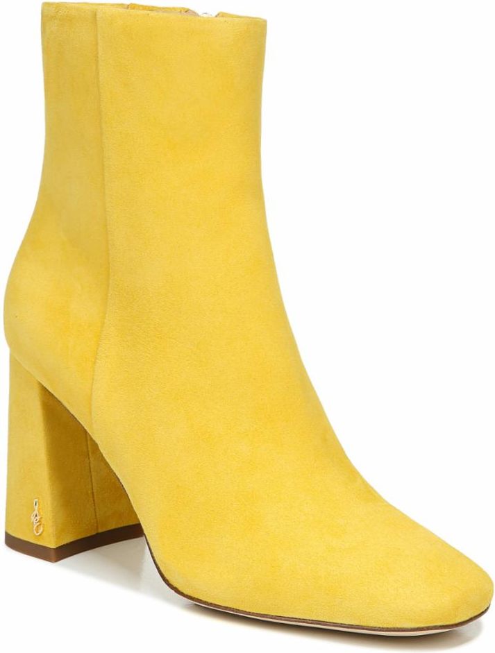 Codie Sunny Yellow Kid Suede