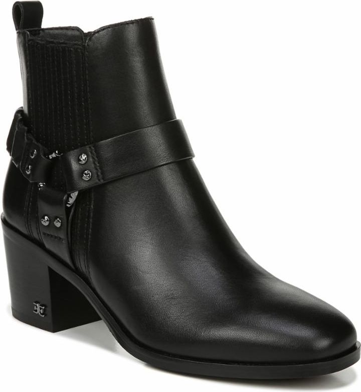 Sam Edelman Boots Dalma Blk Bally Prem Leather