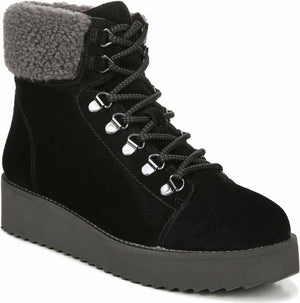 Sam Edelman Boots Franc Blk Wr Velutto Suede Lea