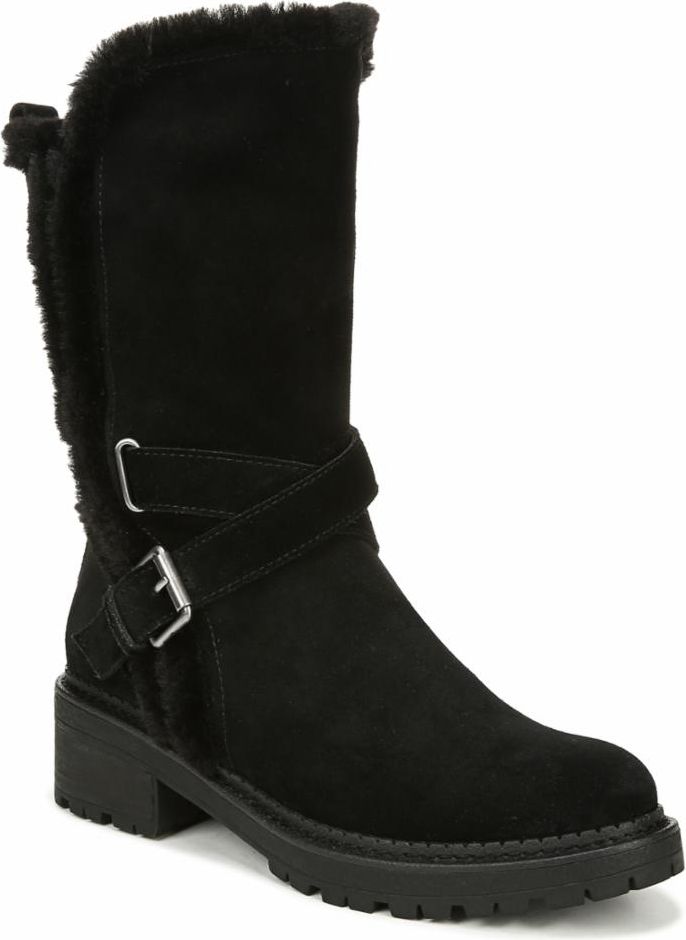 Jailyn BLK Wrvel Suede Lea