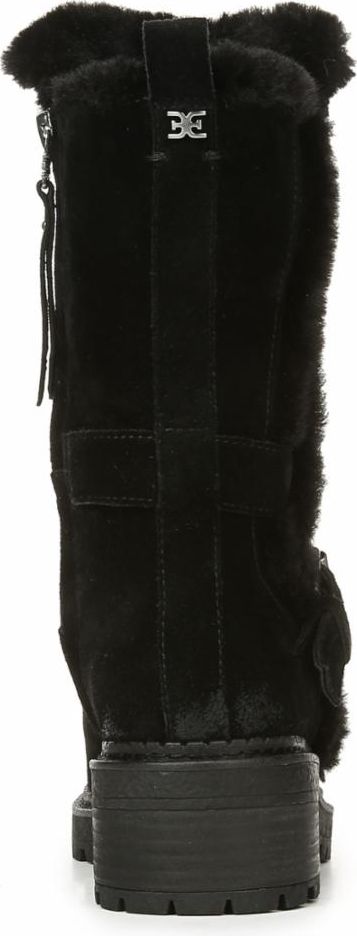 Sam Edelman Boots Jailyn Blk Wrvel Suede Lea