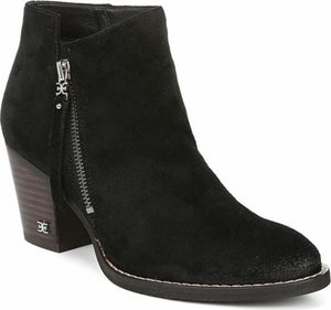 Sam Edelman Boots Macon Blk Resinato Velutto Sue