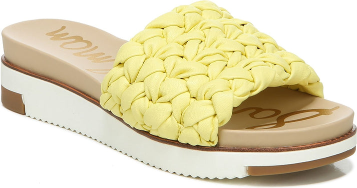 Sam Edelman Sandals Ainslie Butter Yellow - Wide