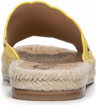 Sam Edelman Sandals Andy Goat Nubuck Lemon Zest