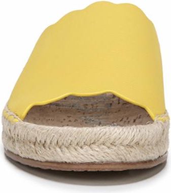 Sam Edelman Sandals Andy Goat Nubuck Lemon Zest