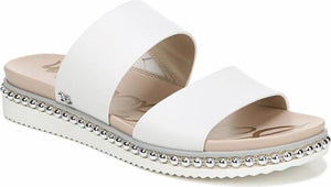 Sam Edelman Sandals Asha Vachetta Leather Bright White Torrino