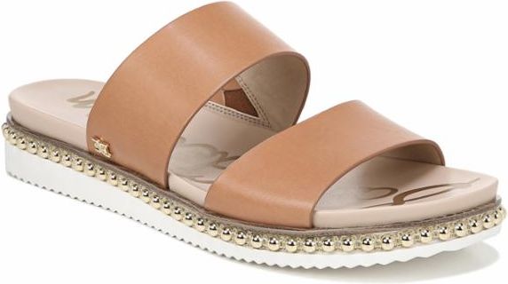 Sam Edelman Sandals Asha Vachetta Leather Natural Buff Torrino