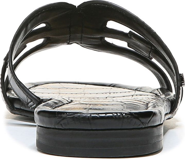 Sam Edelman Sandals Bay Black Croco - Wide