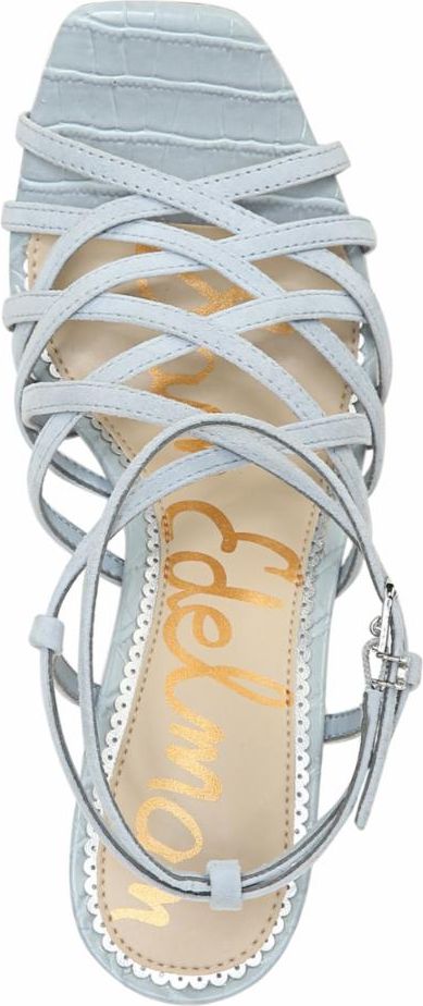 Sam Edelman Sandals Daffodil Kid Suede Leather Cloud Blue