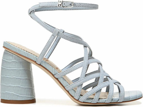 Sam Edelman Sandals Daffodil Kid Suede Leather Cloud Blue