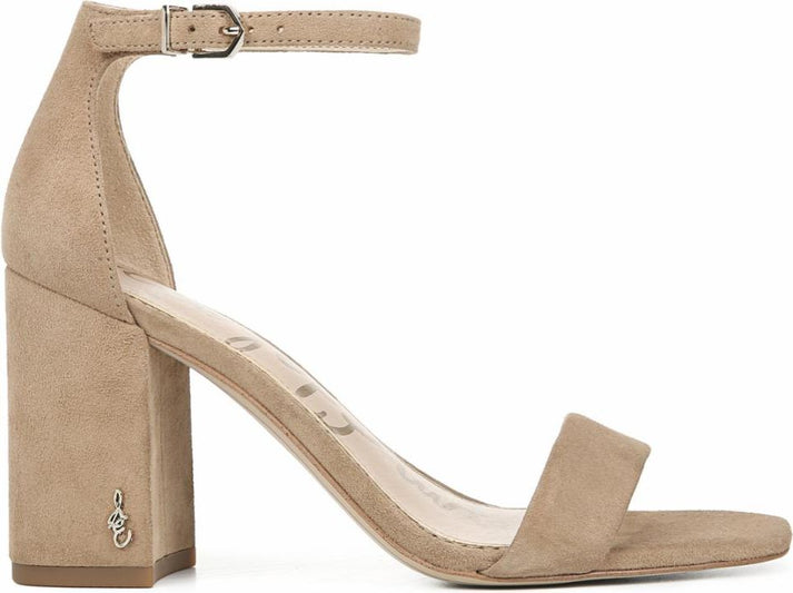 Sam Edelman Sandals Daniella Kid Suede Leather Oatmeal