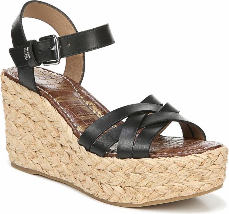 Sam Edelman Sandals Darline Heavy Texas Vegan Leather Black