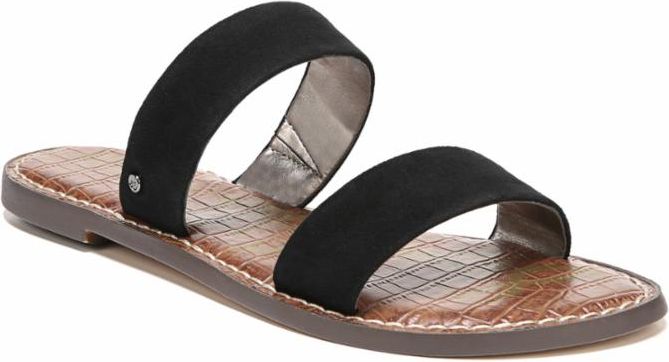 Sam Edelman Sandals Gala Kid Suede Leather Black