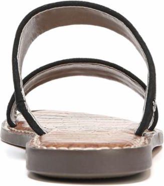 Sam Edelman Sandals Gala Kid Suede Leather Black