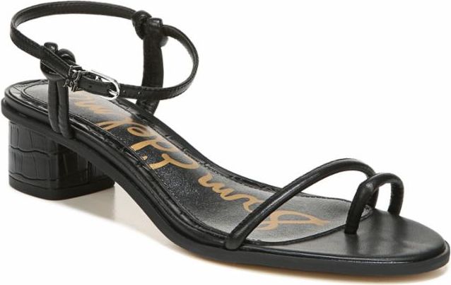 Sam Edelman Sandals Isle Butter Nappa Leather Black