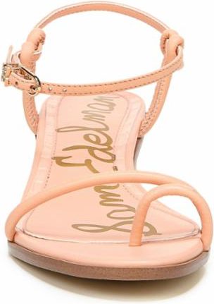 Sam Edelman Sandals Isle Butter Nappa Leather Peach Fizz