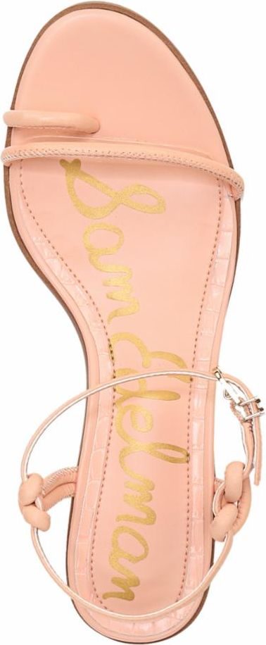 Sam Edelman Sandals Isle Butter Nappa Leather Peach Fizz