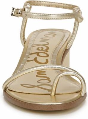 Sam Edelman Sandals Isle Metallic Sheep Molten Gold