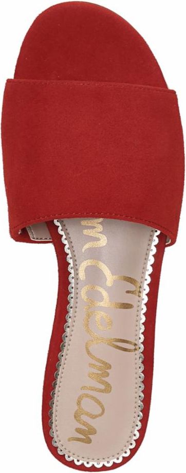 Sam Edelman Sandals Kenz Kid Suede Candy Red